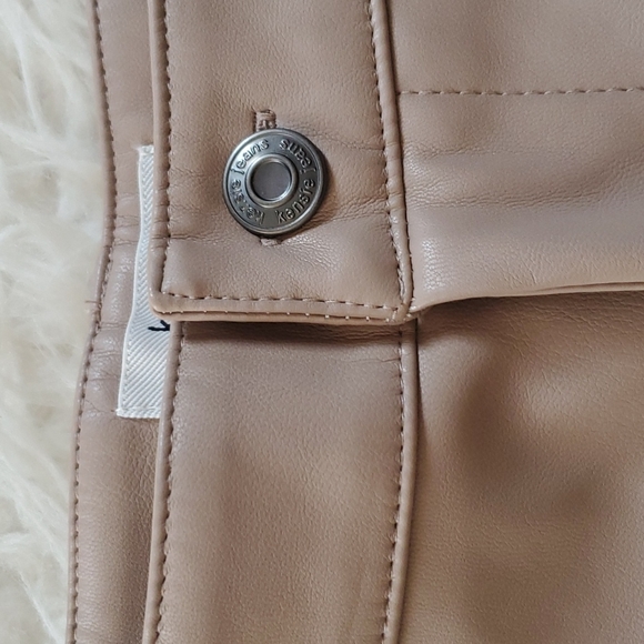 Kensie Jeans Vegan Leather Short Size 14/32 - Picture 4 of 8